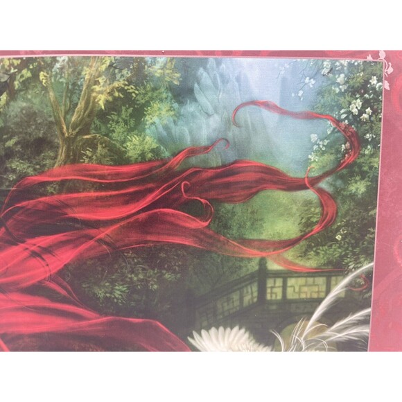 Heye Jigsaw Puzzle Forgotten Cris Ortega Swans Dark Rose 1000 pc  Gothic Fantasy - Picture 13 of 16